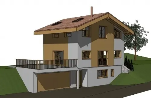 Villa ossature bois, à Troistorrents (VS