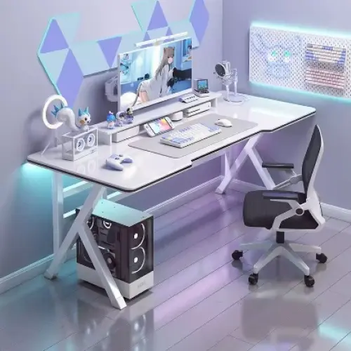 Grand Bureau Gaming Ergonomique en K (NEUF) à Lausanne
