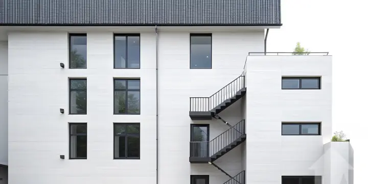 Projet de construction de 4 appartements avec permis en force