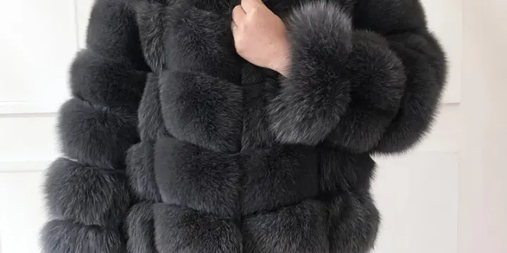 Veste fourrure taille M/L