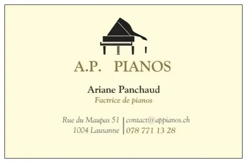 Accordages et réparations de pianos à Lausanne
