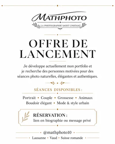 Je vous propose un shooting à Cheseaux