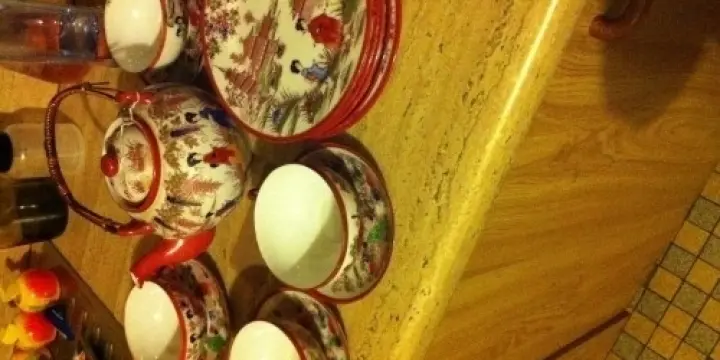 Magnifique ensemble de théière 