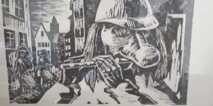 "Carnaval de Bâle " gravure sur bois