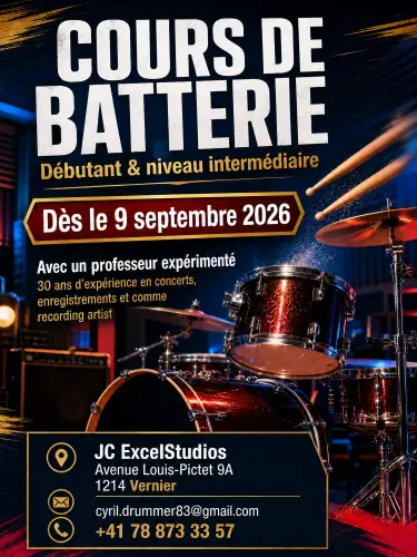 Cours de batterie