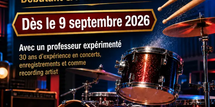 Cours de batterie