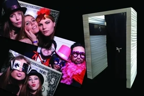 Cabine photo événementielle easyflash à plan les ouates
