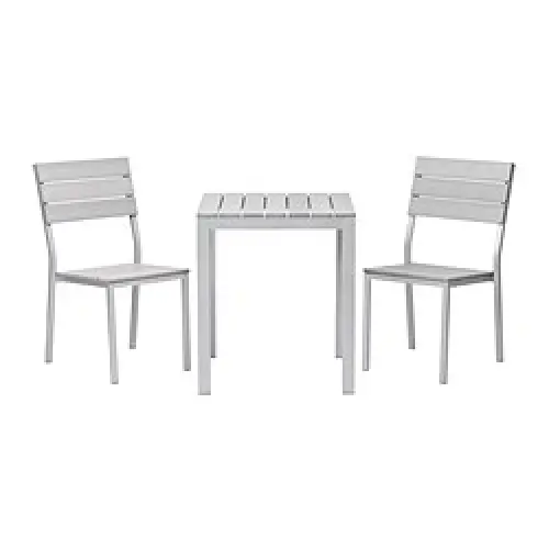 Table de balcon et deux chaises à Lausanne