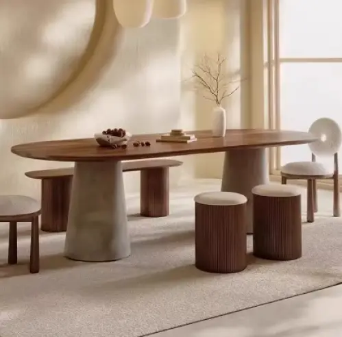 Table à Manger Mobile Bois Moderne (NEUF) à Lausanne