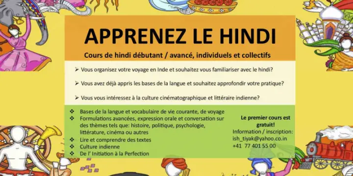 Cours de langue hindi et la culture indienne