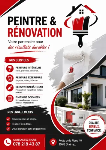 Peintre & Rénovation — Suisse à Siviriez