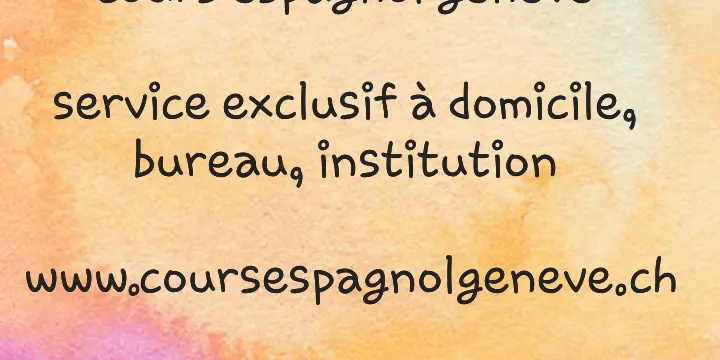 cours espagnol geneve 0799646972, spanish course geneva