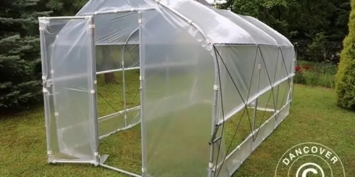 Foliengewächshaus SEMI PRO Plus 4x6,25x2,40m