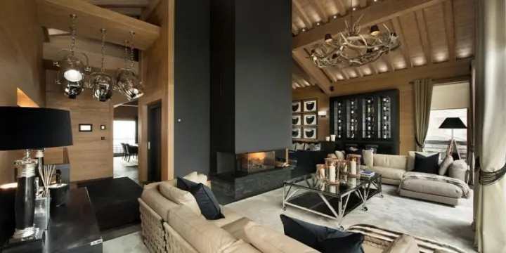 6 chambres, chalet spacieux avec piscine