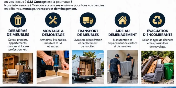 👑 S.M CONCEPT - Votre expert à Yverdon et alentours ! 👑