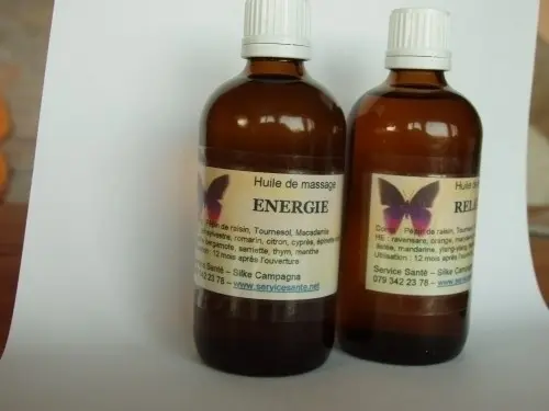 Huile de massage 100ml à St-Livres/Aubonne