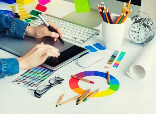 Le designer graphique à Genève