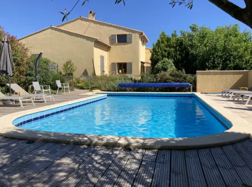 Gard Maison de vancances avec piscine12 personnes à Saint Julien de Cassagnas