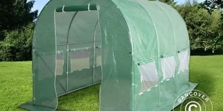 Foliengewächshaus 2x4,5x2m, Grün