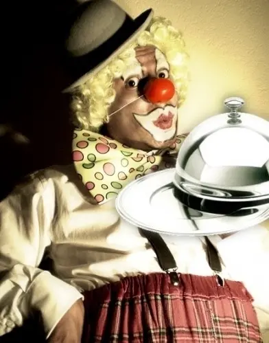 Clown-serveur pour repas évènementiel à Lausanne